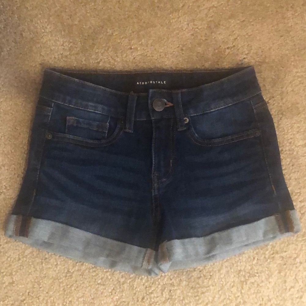 Aeropostale Blue Jean Shorts Classic Denim Style